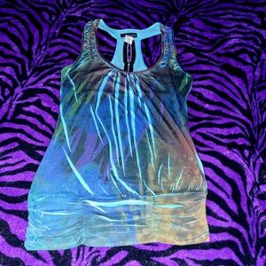 Volume one pleated size small jr back zipper top